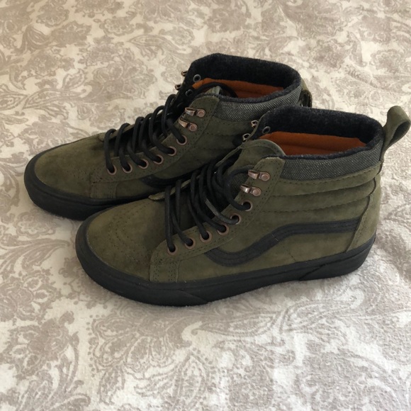 vans scotchgard green